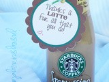 Thanks a Latte {Thank You Gift with Free Printable} {Great for Teacher Appreciation Gifts}