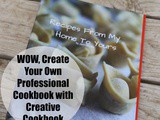 Wow, Create Your Own Professional Cookbook with Creative Cookbook