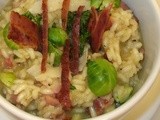 Bacon & Brussels Sprout Risotto