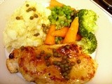 Chicken Piccata - one to split the audience