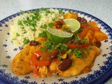 Latin American Chicken - frisky, fruity and delicious