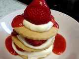 Lemon shortcake & Strawberry Stacks - or  how to impress your 12 yr old son 