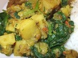 Saag Aloo - perfect accompaniment to a curry