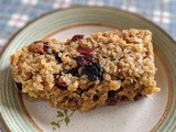 Cranberry and berries flapjacks