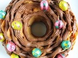 Easter Chocolate and Orange Bundt Nest Cake