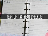 Finance Fridays – Year of tax year checklist
