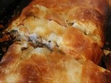 Sausage and Apple Filo Roll
