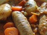 Slow cooker sausage and bean casserole
