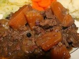 Venison and red wine slow cooker casserole