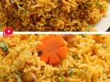 Carrot rice recipe | Carrot cashew pulao