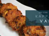 Crispy Kappa Vada – Crispy Tapioca fritters video recipe