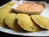 Healthy oats masala idli recipe | Instant south Indian breakfast idly without rice