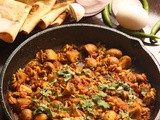 Mushroom Egg masala fry recipe | Mushroom and Egg curry for chapathi