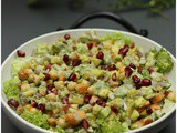 Pineapple Chickpea Salad with Creamy Mint Dressing