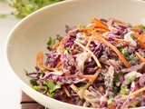 Purple Cabbage Coleslaw recipe | 28 Days Salad Challenge #Salad – 4