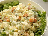 Russian Potato salad recipe with Eggs | 28 Days Salad Challenge #Salad – 6