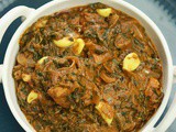 South Indian Methi Chicken Curry with Fresh Fenugreek Leaves