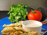 Baked Poblano Fries with Spicy Ranch Dipping Sauce ~ July’s #SecretRecipeClub