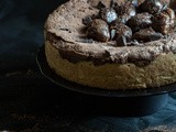 Chocolate chestnut cake and shooting dark