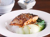 Crispy Salmon with Ginger Soy Sauce
