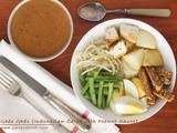 Gado Gado (Indonesian Salad with Peanut Sauce)