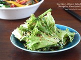 Korean Lettuce Salad (Sangchu Geotjeori)