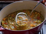 Minestrone (Vegetable Soup) for Hubs’ Gout Recovery