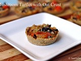 Mushroom Tartlet with Oat Crust (Gluten Free)