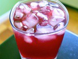 Pomegranate-Champagne Rum Punch