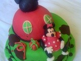 Minnie Mouse Fondant Cake