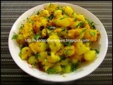 Batatyachi Bhaji / Aloo Sabzi / Potato Stir Fry