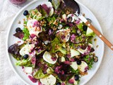 Blueberry vinaigrette and the best blueberry salad