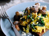 Healthy Scrambled Eggs with Mushrooms