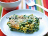 Keto Spinach Egg Omelette