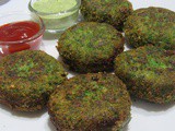 Keto Spinach Tikki (Hara Bhara Kebab) Recipe