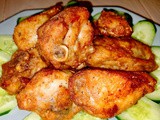 Awesome fried belacan chicken