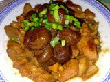 Braised meat with shiitake mushrooms