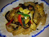 Ezcr#21 - braised tofu with black fungus and cuttlefish