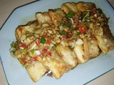 Fried fish in sauce