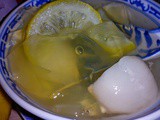 Lemony ice jelly dessert [愛玉冰]