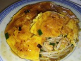 Shrimp omelet