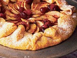 Apple cranberry tart