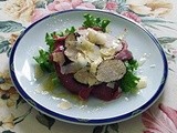 Salad with black truffle scorzone
