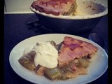 Rhubarb and Ginger Pie