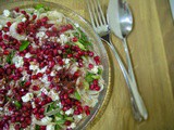 Fennel, feta and pomegranate salad