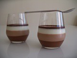 Triple chocolate mousse
