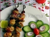 Murgh Malai Tikka/ No Spice, Creamy Chicken Kebabs