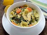 Lemon Chicken and Spinach Soup