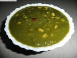 Spinach Corn Curry / Palak Corn Subzi