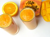 Papaya turmeric smoothie